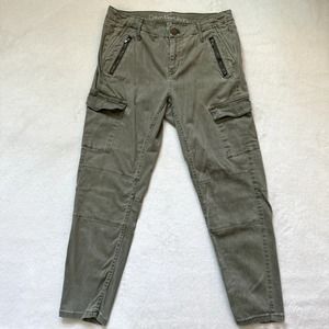 Calvin Klein Womens Cargo Ankle Skinny Jeans Size 30